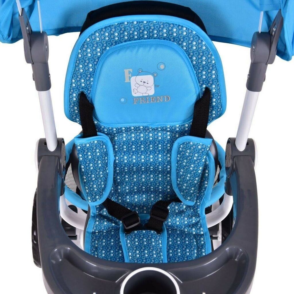 Detachable Baby Stroller Tricycle with Round Canopy B21719
