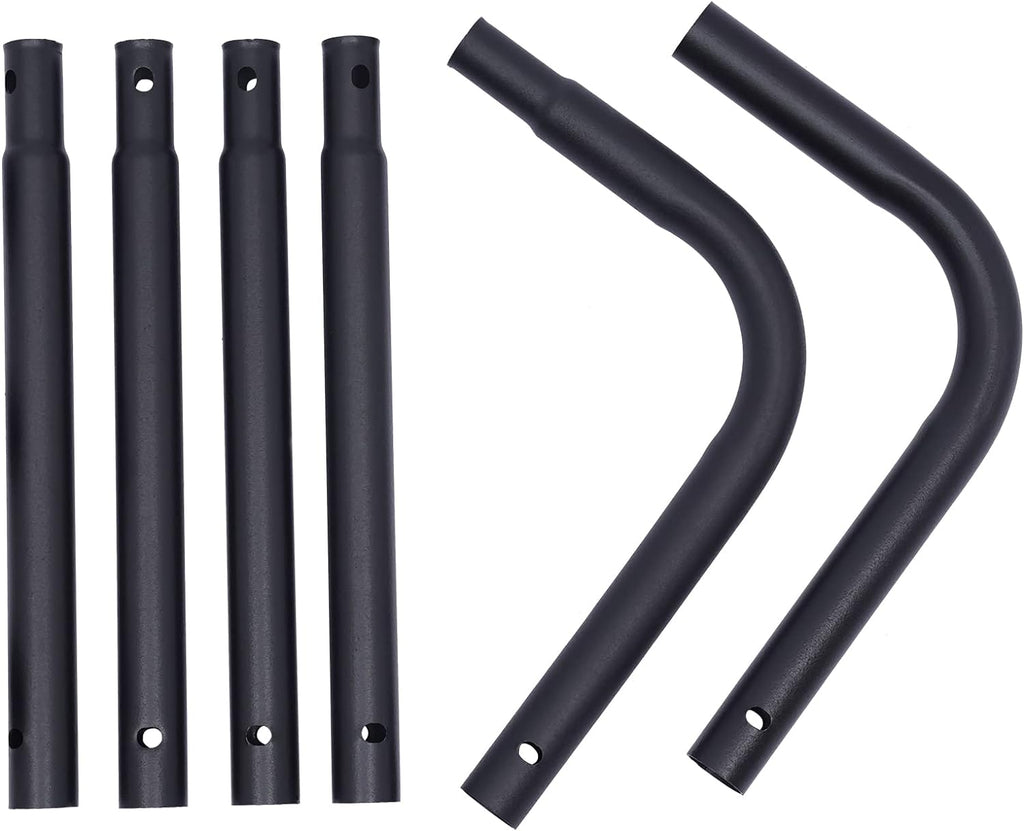 Black Trampoline Ladder 3 Wide with Anti-Slip Steps Steel 14X42in U814921