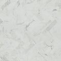 White Marble Herringbone Matte Laminate Sheet F268