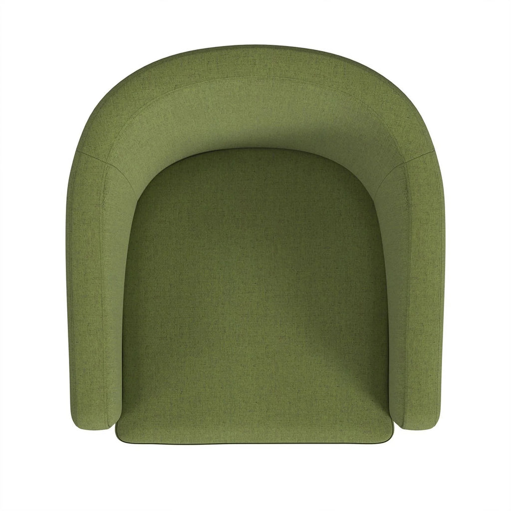 Olive Green Barrel Accent Chair A570735