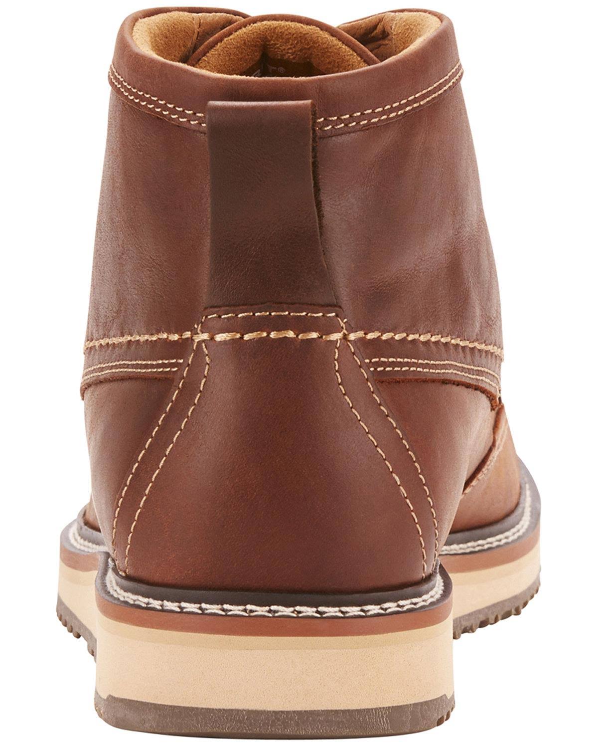 Brown Men&s Size 7.5 Work Boots E85869