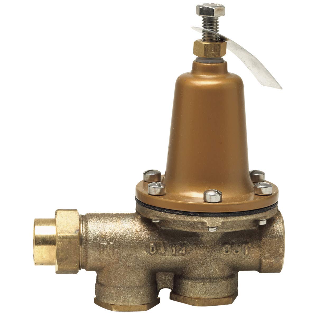 Water Pressure Reducing Valve Union x NPT Female, 1 1/2 Inch, SS Seat D25811