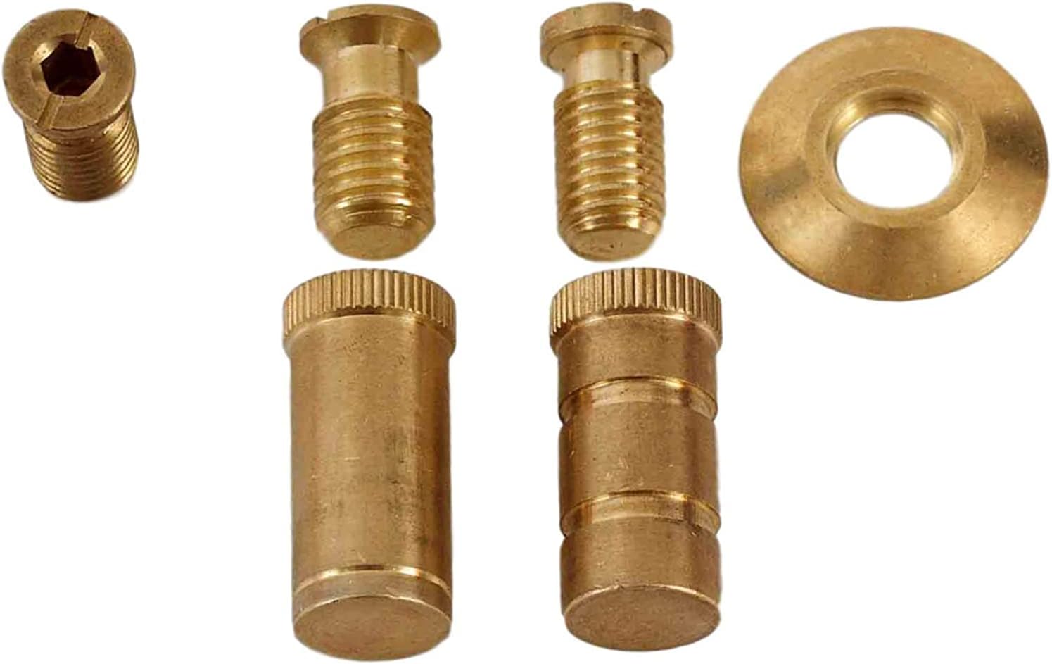 Brass Anchors with Beauty Collar Discs - 100 Pack L4680