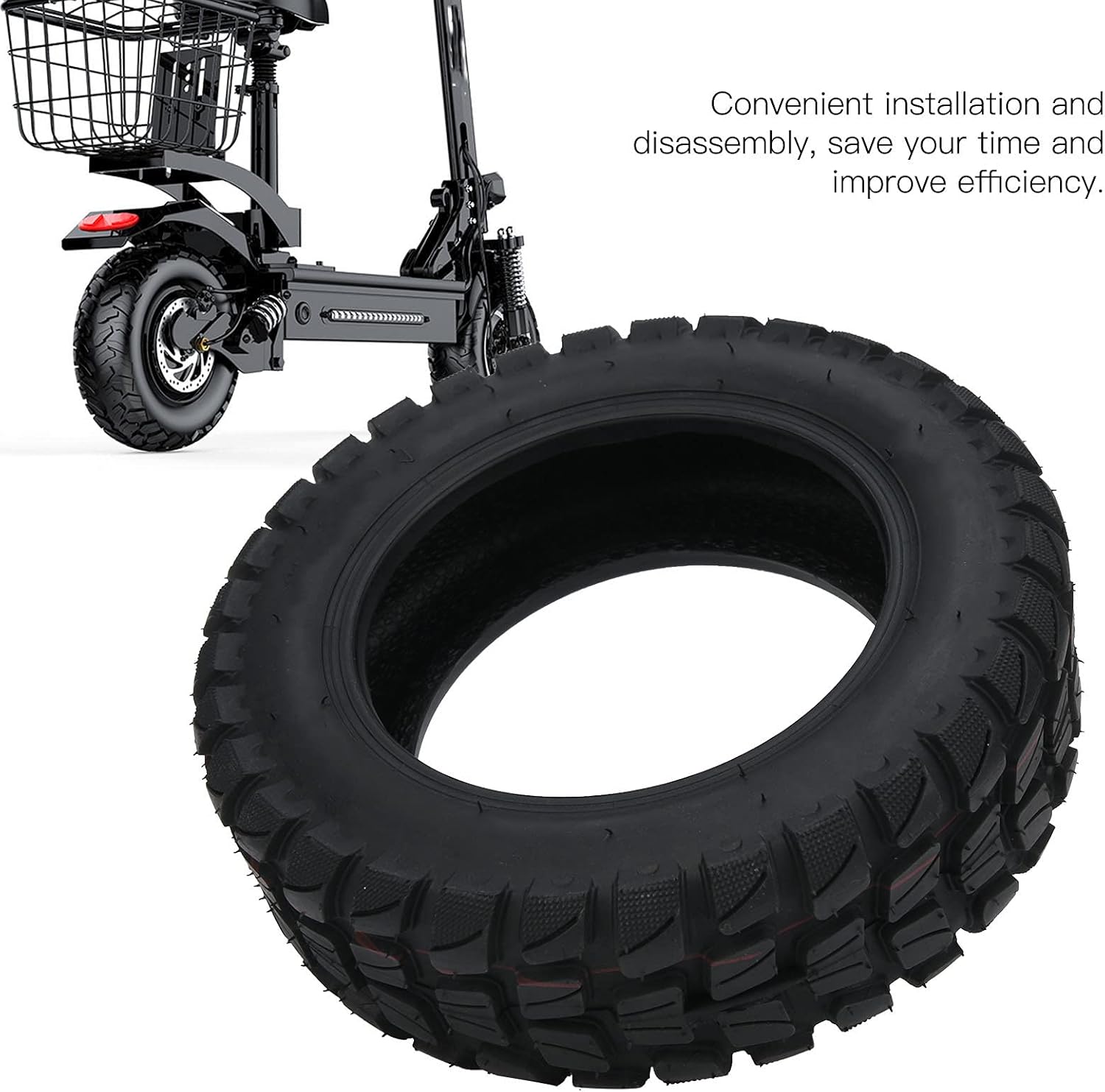 11in Tubeless Electric Scooter Tire, Pack of 2 A564348
