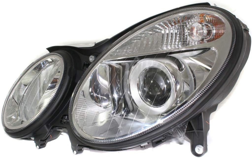 Passenger Side Halogen Headlight Assembly for Mercedes-Benz E500 2003-2006 Sedan Z985