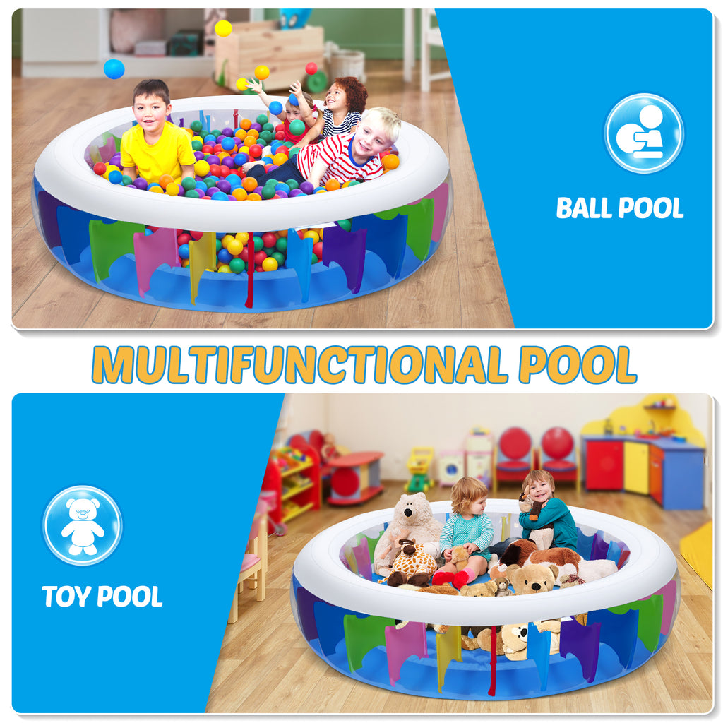 Inflatable PVC Pool with Sprinkler 180 x 180 x 40 cm K598