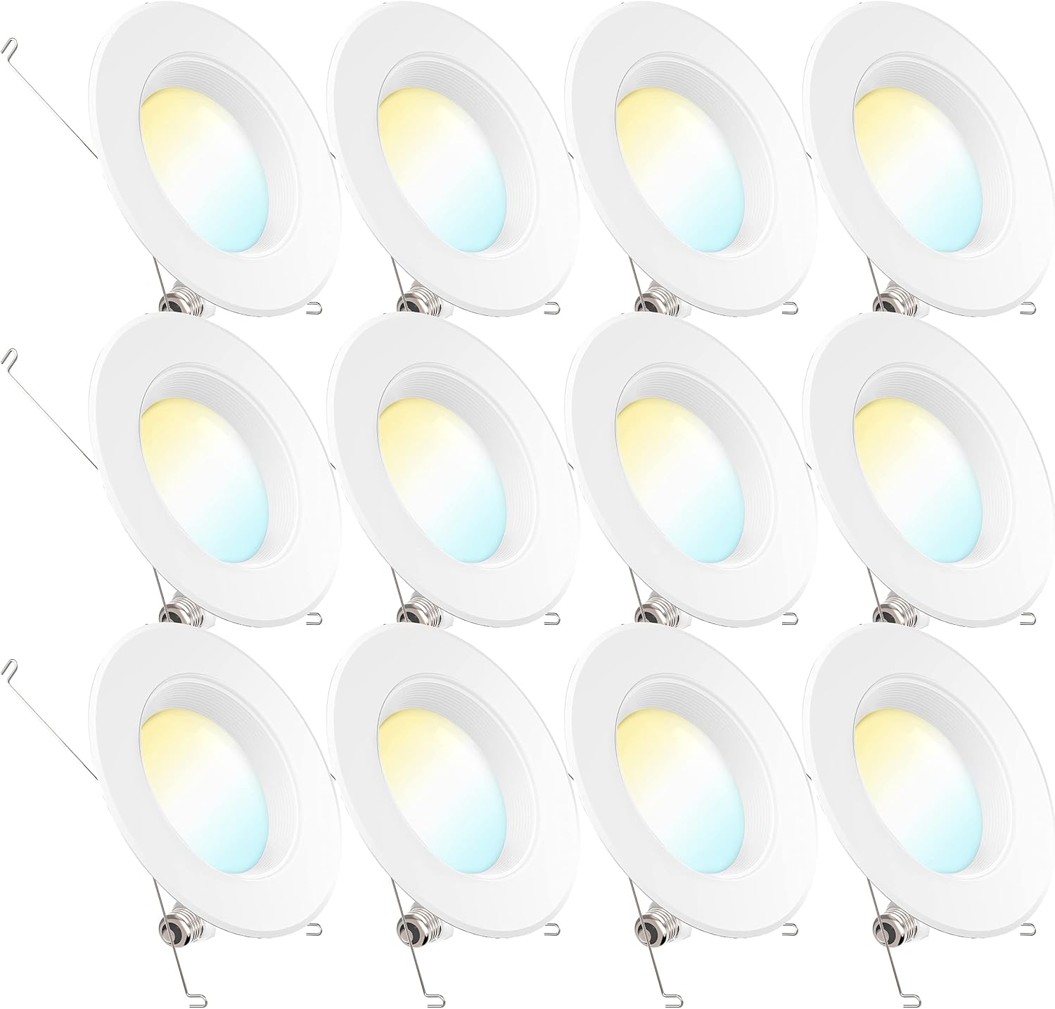 12 Pack 5/6 Inch LED Recessed Lighting Retrofit Conversion Kit Y825606