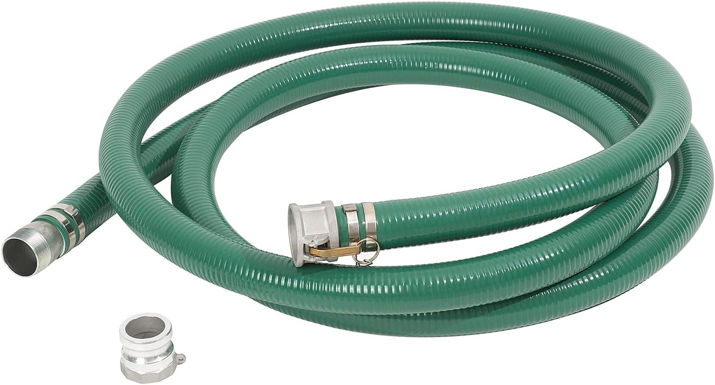 2 x 50' Blue PVC Backwash Hose & 2 x 20' Green PVC Suction Hose with Aluminum Camlock Fittings R5632