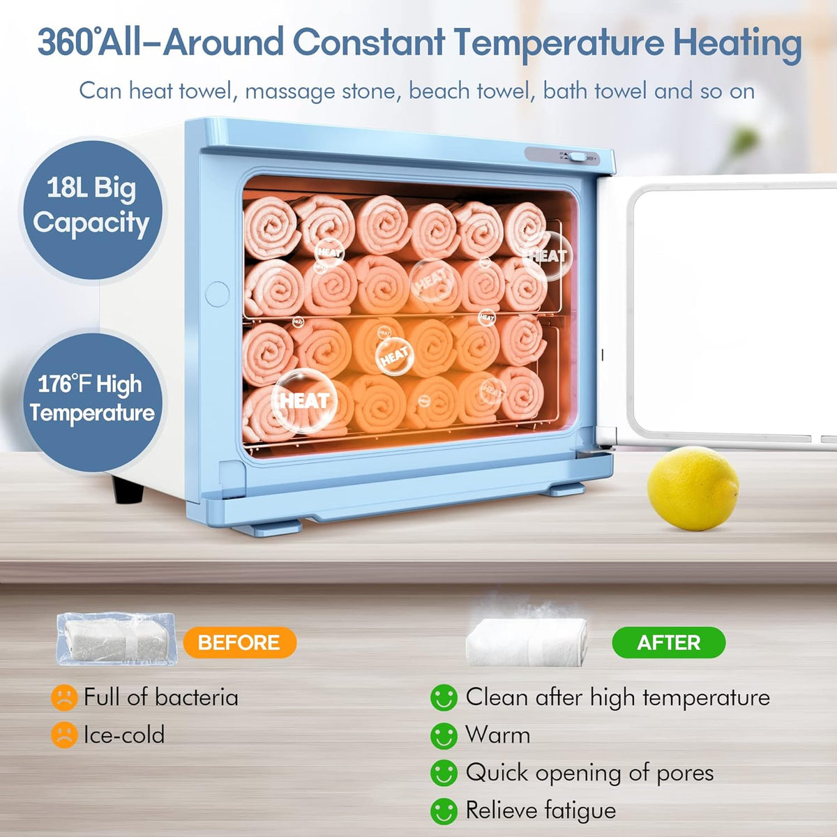 18L Hot Towel Warmer Cabinet O215895