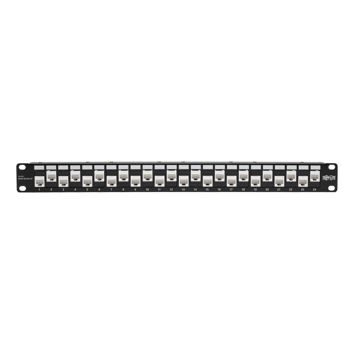 24-Port Cat6a Cat6 Cat5e Patch Panel J2953