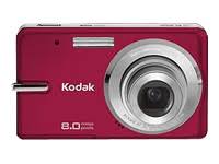 Red 8MP 3X Optical Zoom Digital Camera K756443
