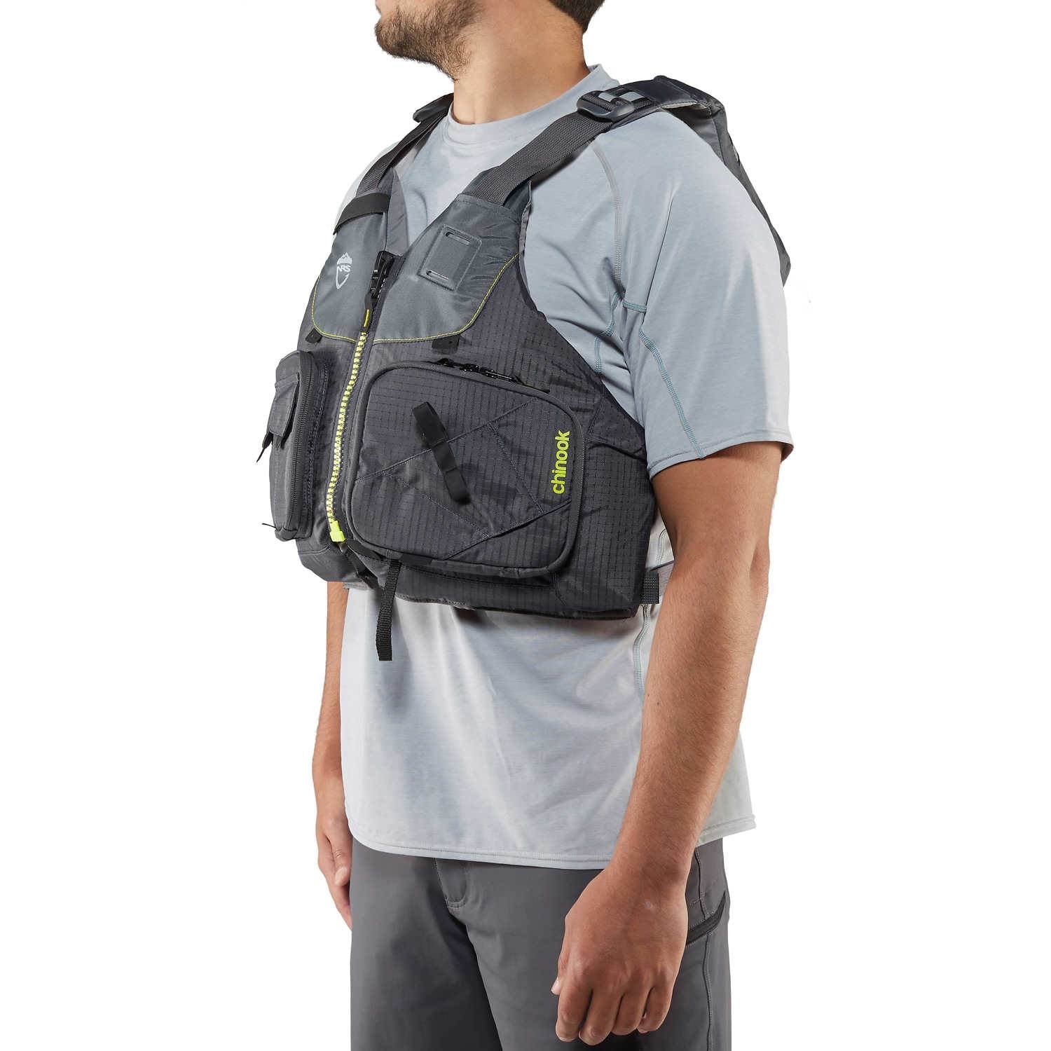 Charcoal Large/XL Fishing Kayak Lifejacket R92562