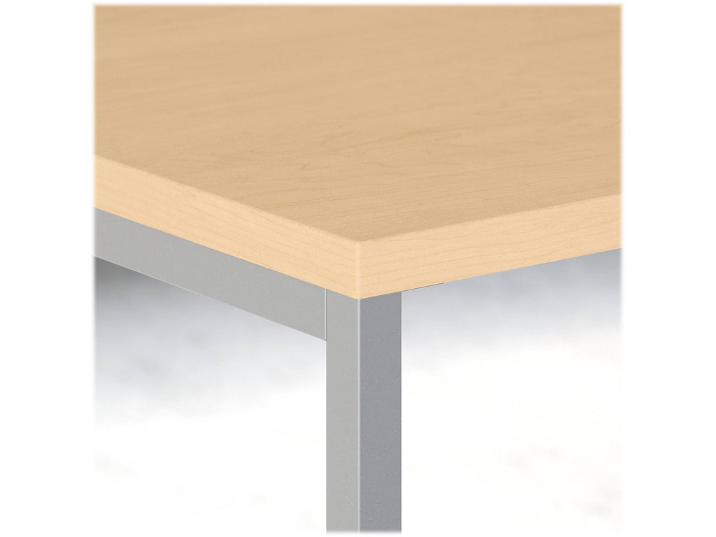 Natural Maple L Shaped Desk with Mobile File Cabinet B311677