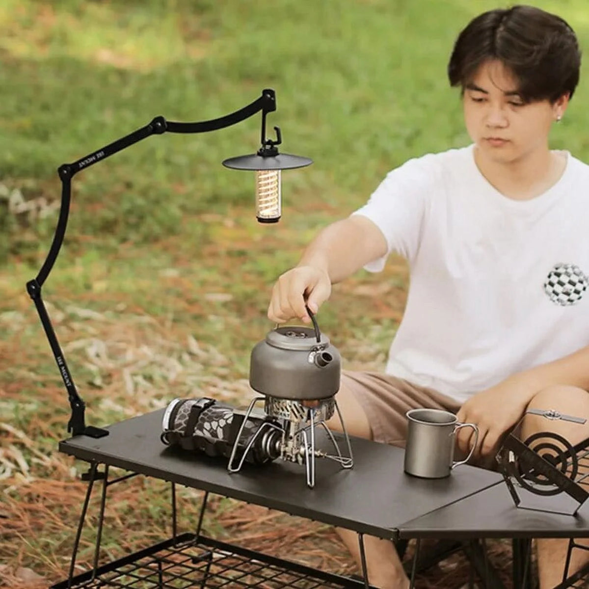 Ultralight Camping Lantern Stand S1338