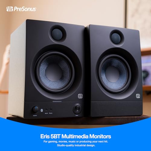 Bluetooth Studio Monitors, Pair — Powered, Active Monitor Speakers Z255633