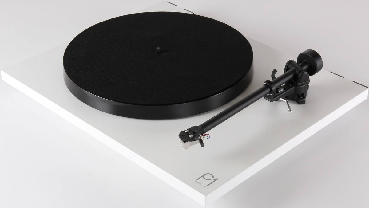 Matte White Turntable with Carbon Cartridge A864952
