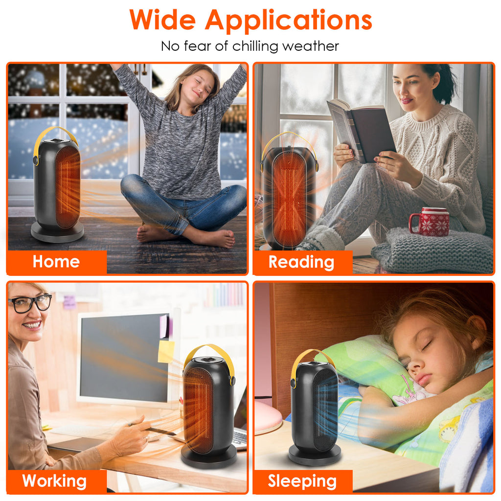 1200W PTC Ceramic Oscillating Space Heater I356