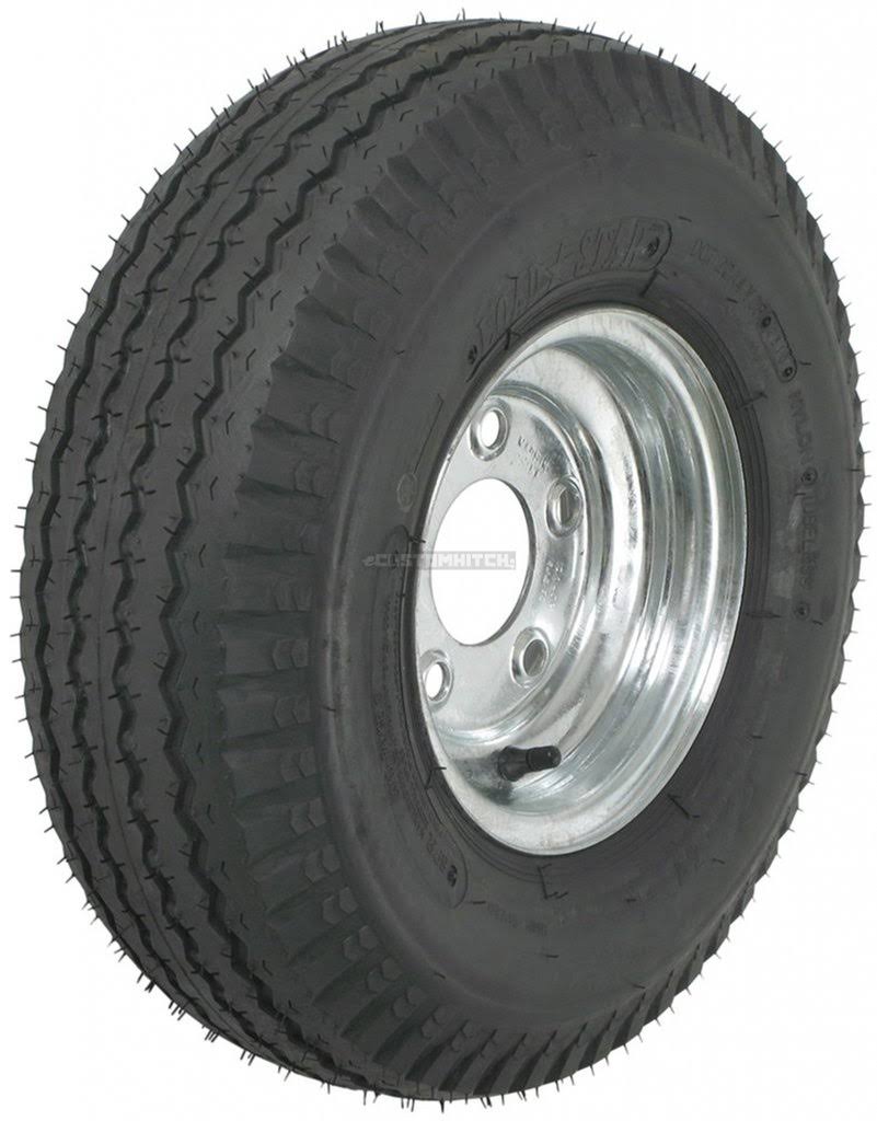 2-Pack 8 6 Ply Trailer Tire on Rim 5 Lug Galvanized M309962