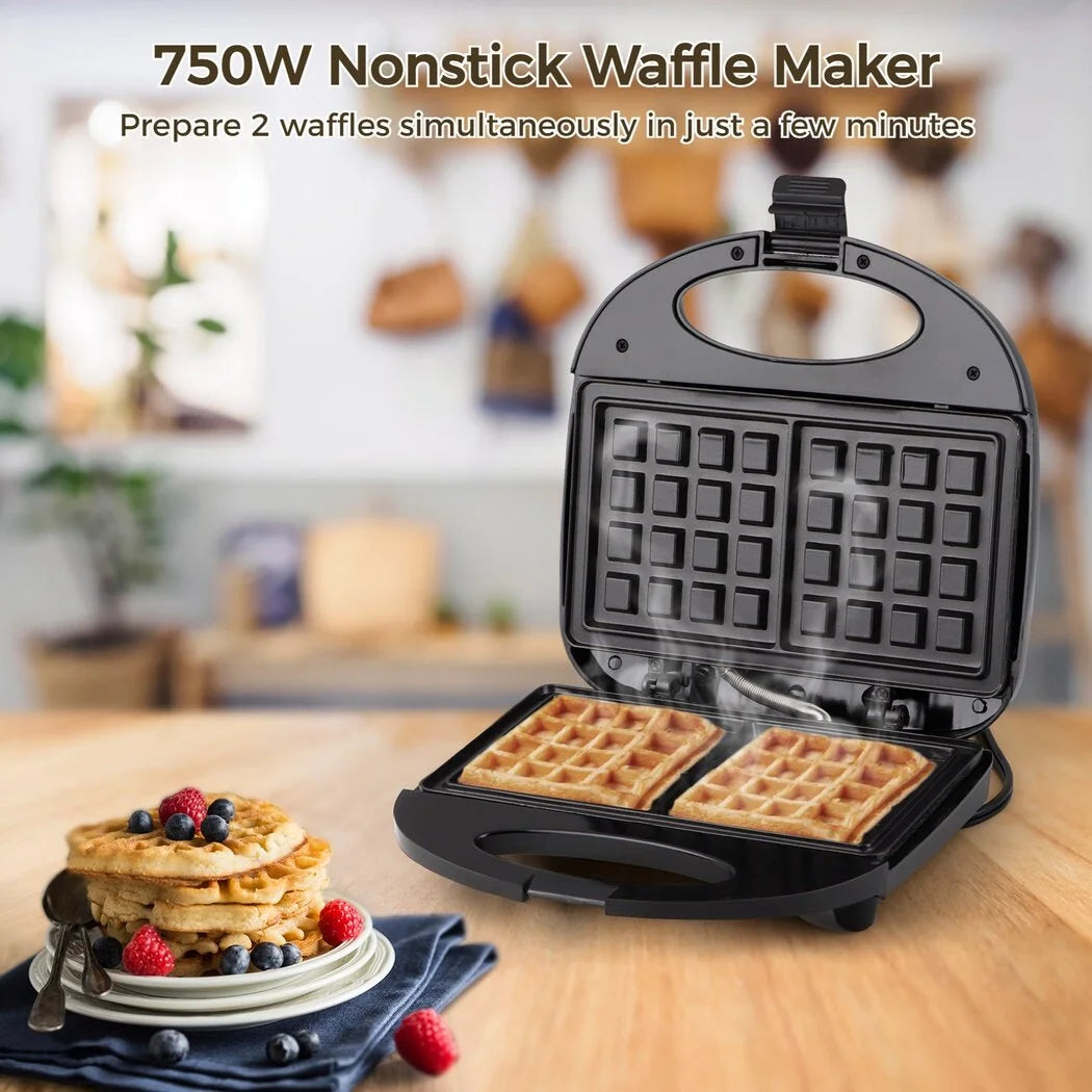 Nonstick Waffle Maker with Indicator Lights I1012