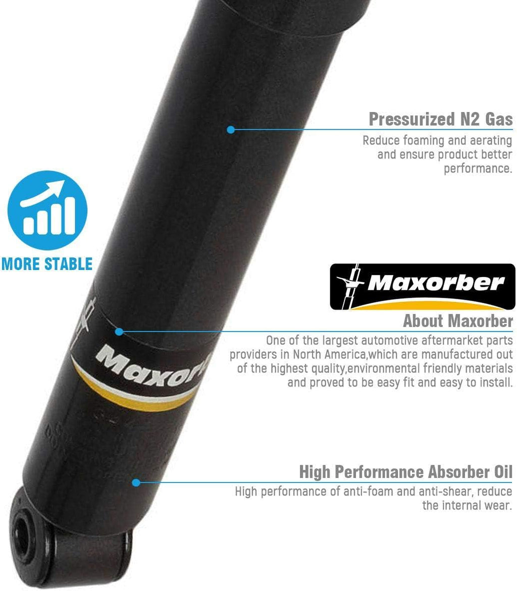 Rear Set Shocks Struts Absorber Pack of 2 U35186