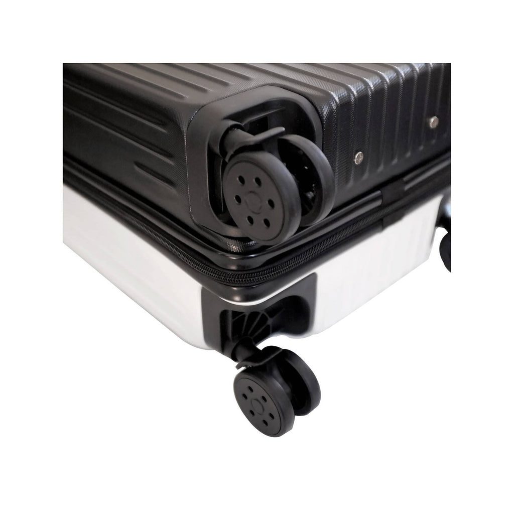 White Carry on Suitcase D128154