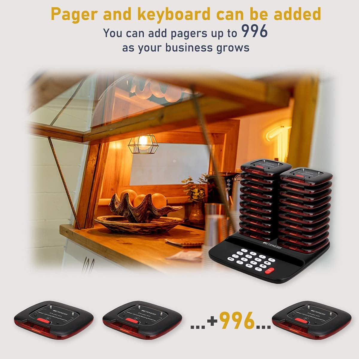 20 Pagers Restaurant Pager System G351774