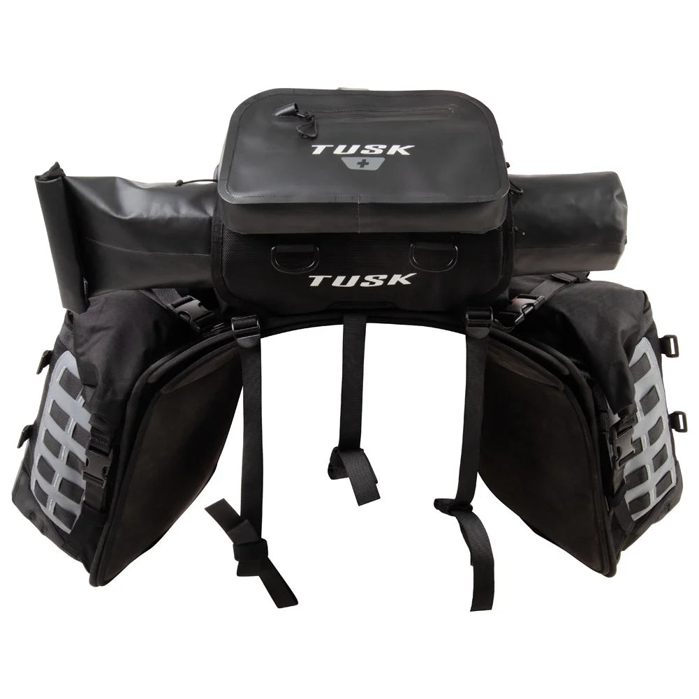 Rackless Luggage System with Small Dry Duffel Tail Bag Standard Heat Shield L904