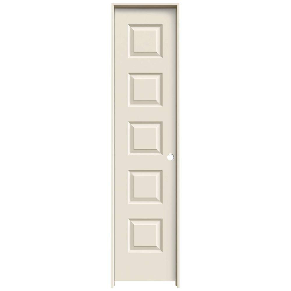 18 in. x 80 in. Primed Left-Hand Smooth Molded Composite MDF Single Prehung Interior Door I819448