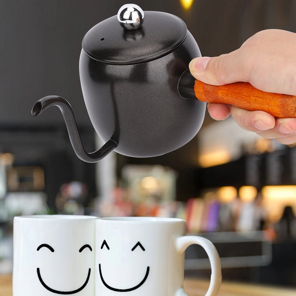 500ml Stainless Steel Coffee Drip Kettle with Long Spout P608751