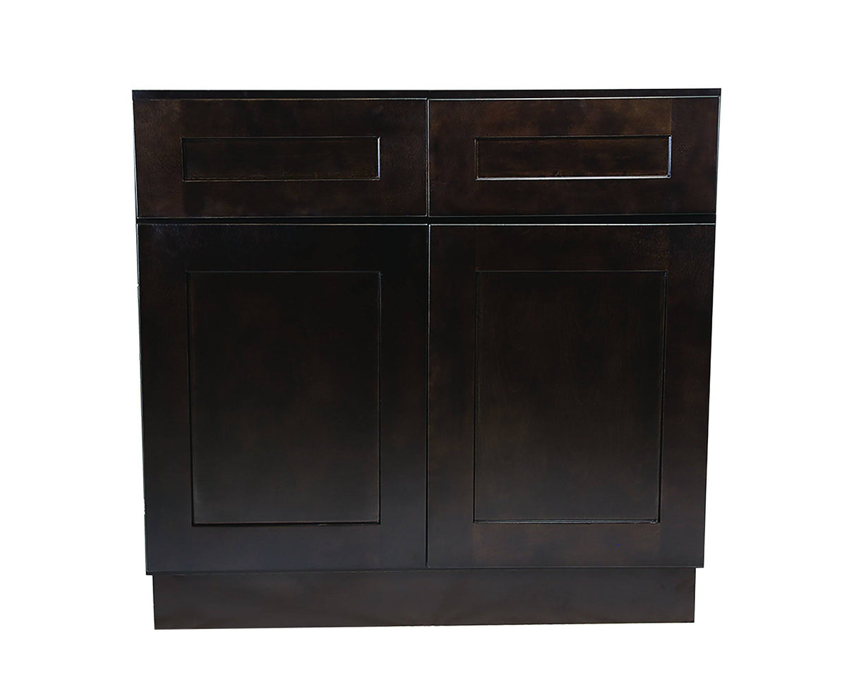 Espresso Shaker Kitchen Base Cabinet R516871