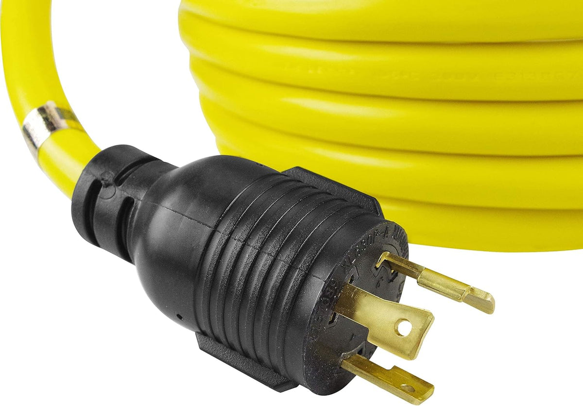 L6-30P/L6-30R SJTW 10 Gauge Generator Power Cord, 10FT, Pack of 2 V681153