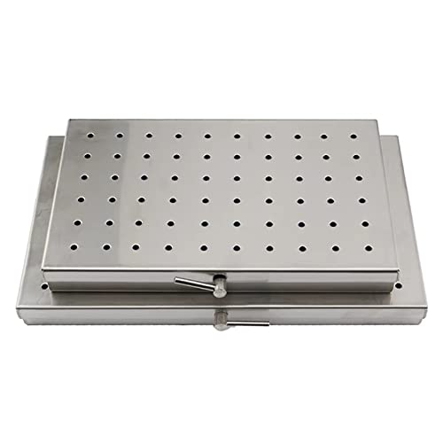 3 Pc Stainless Steel Sterilization Tray Box with Silicone Mat L26493