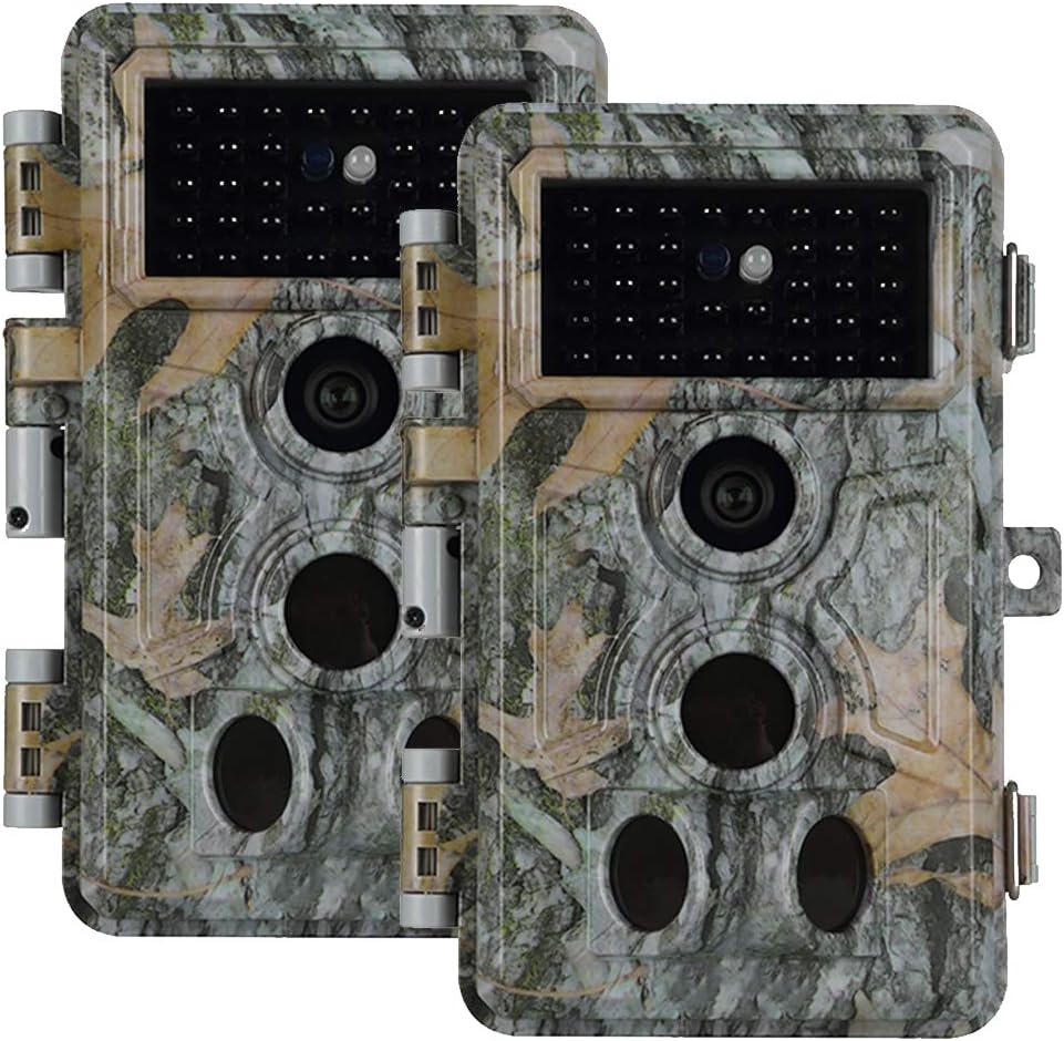 2-Pack Hunting Camera Game Cam 24MP 2.7K Night Vision Waterproof A749