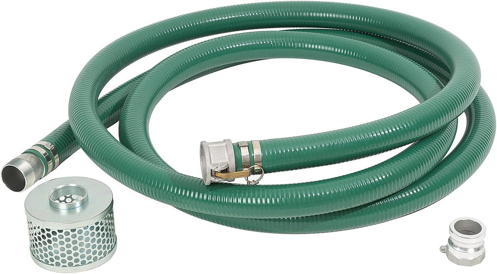 2 x 50' Blue PVC Backwash Hose & 2 x 20' Green PVC Suction Hose with Aluminum Camlock Fittings R5632