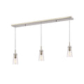 Brushed Nickel 3-Light Island/Billiard R589