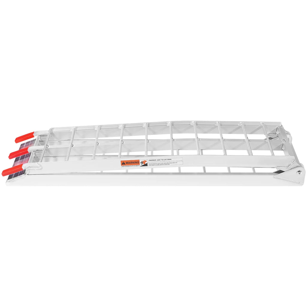 Aluminum Loading Ramp 750 lbs Foldable Non-slip Truck Ramps E22855