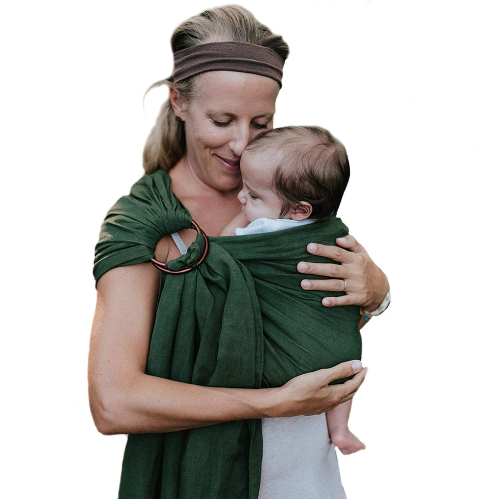 Bamboo and Linen Ring Sling Baby Carrier F101597