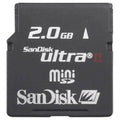 2 GB miniSD Flash Memory Card with SD Adapter B7620