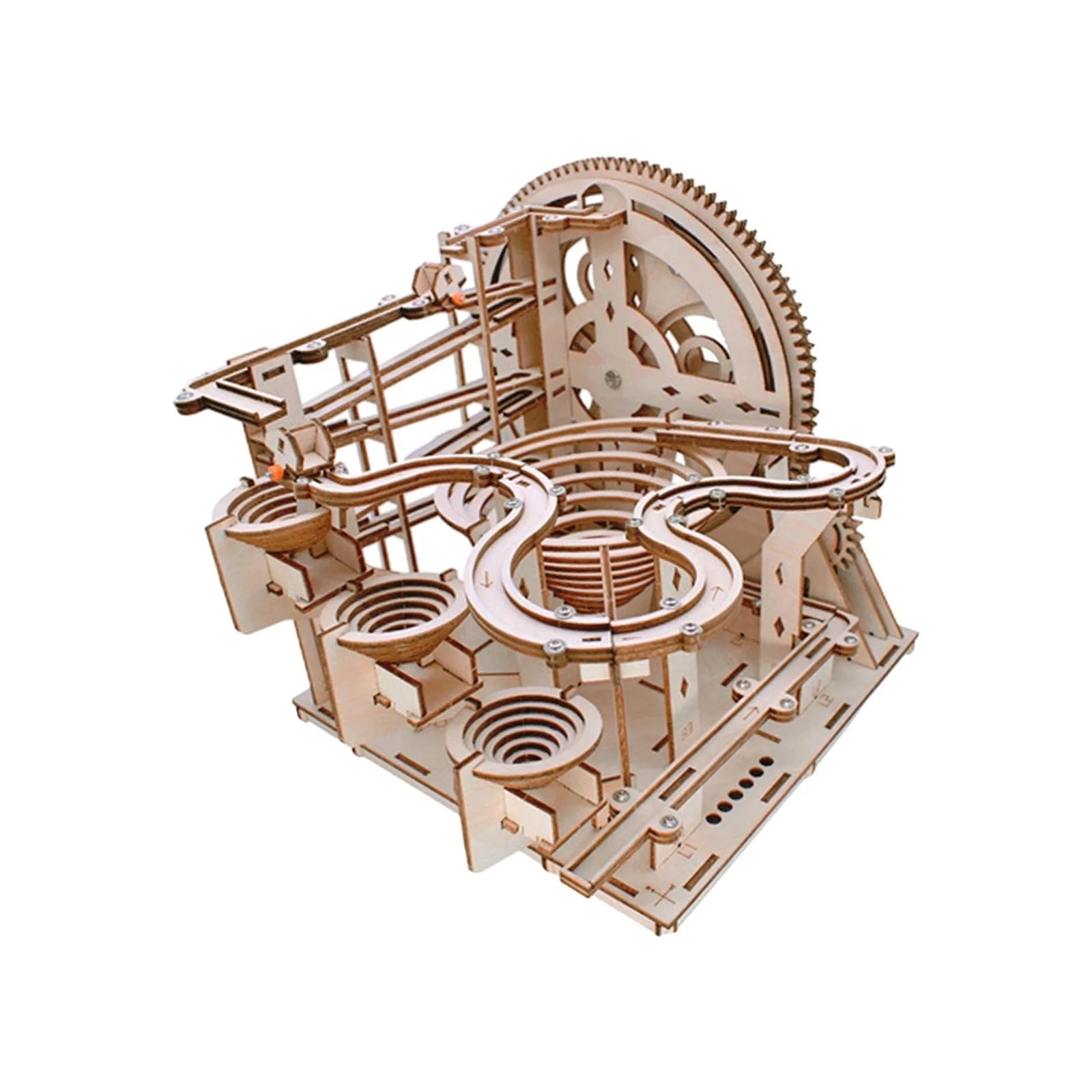 Marble Run Building Kits Wooden 3D Puzzle Toy Construction Play Set M9718