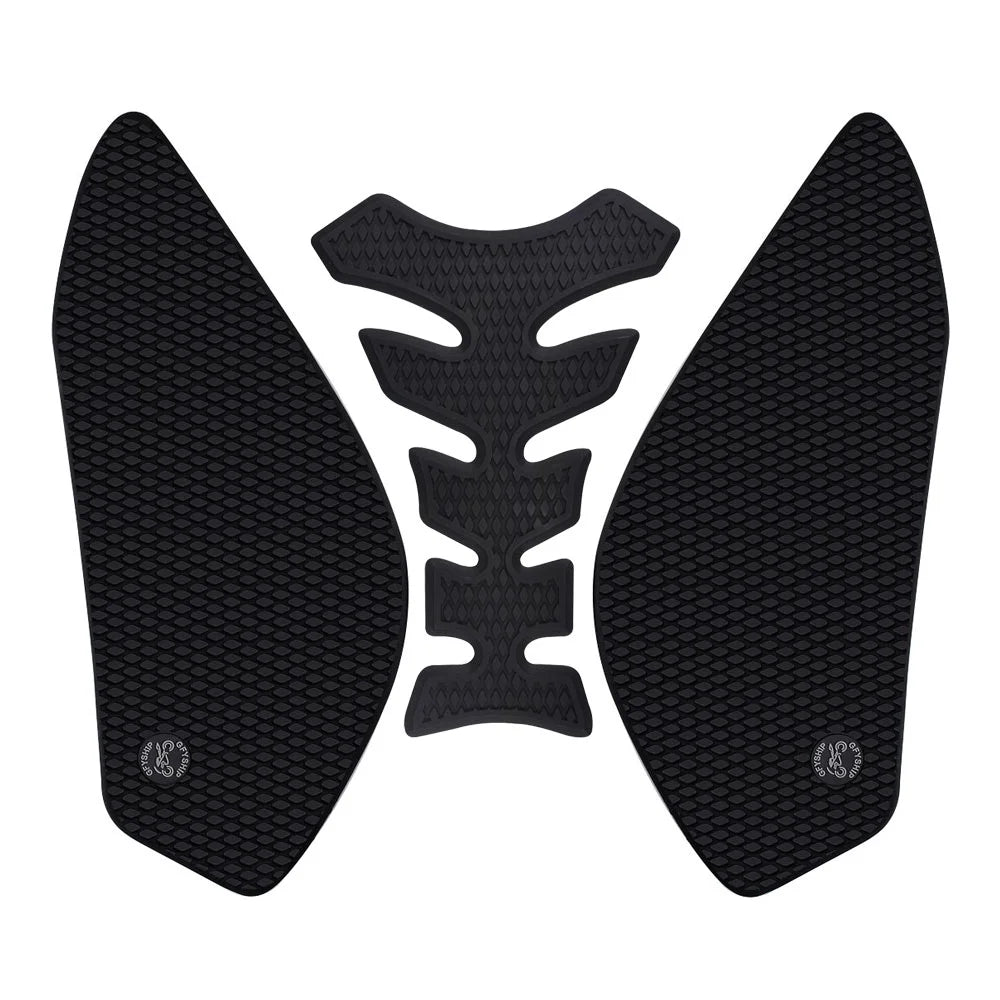 Black Motorcycle Gas Tank Pad Stickers F905426