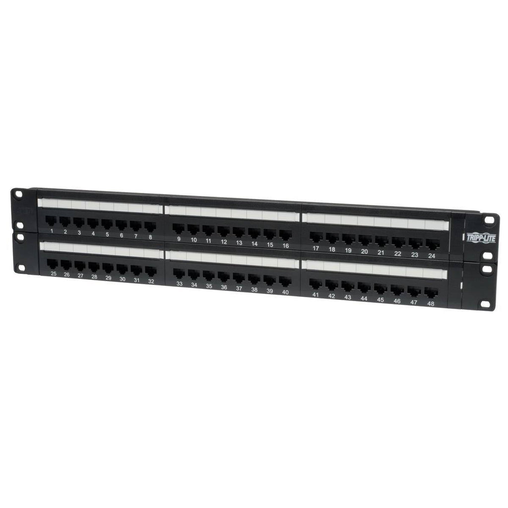 24-Port Cat6a Cat6 Cat5e Patch Panel J2953