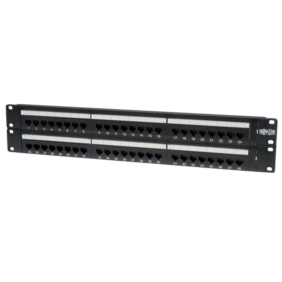 24-Port Cat6a Cat6 Cat5e Patch Panel J2953
