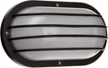 White Pack of 2 Bulkhead 1-Light Oval Cage W595228