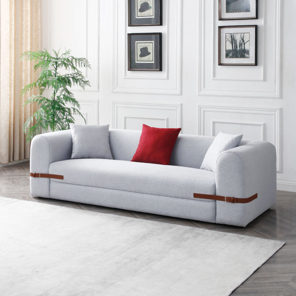 Grey 3 Seat Sofa D47140