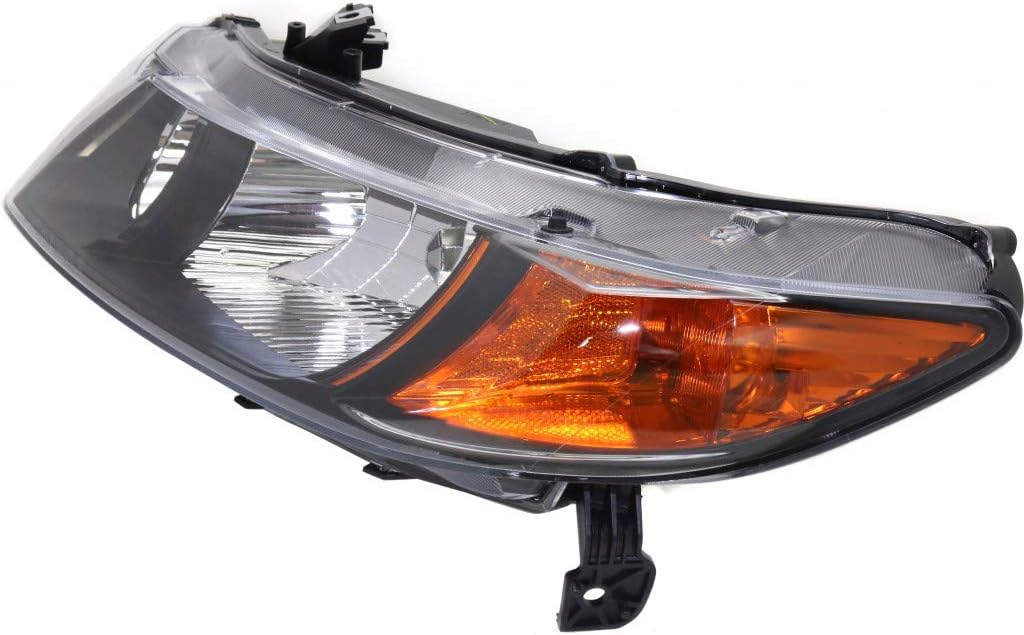 Honda Civic Headlight Assembly Pair Coupe CAPA Certified E3716