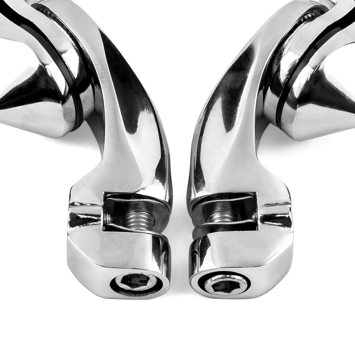 Chrome Angled Adjustable Highway Foot Peg Mounting Kit, 1 Pair U82183