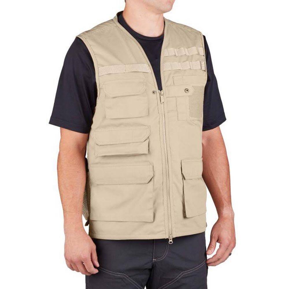 Khaki Lightweight Tactical Vest J2896