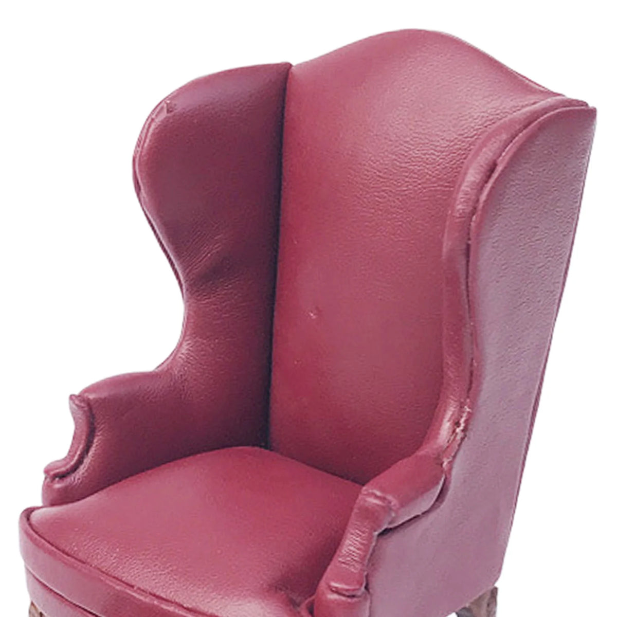 Red PU Leather Armchair Sofa O12198