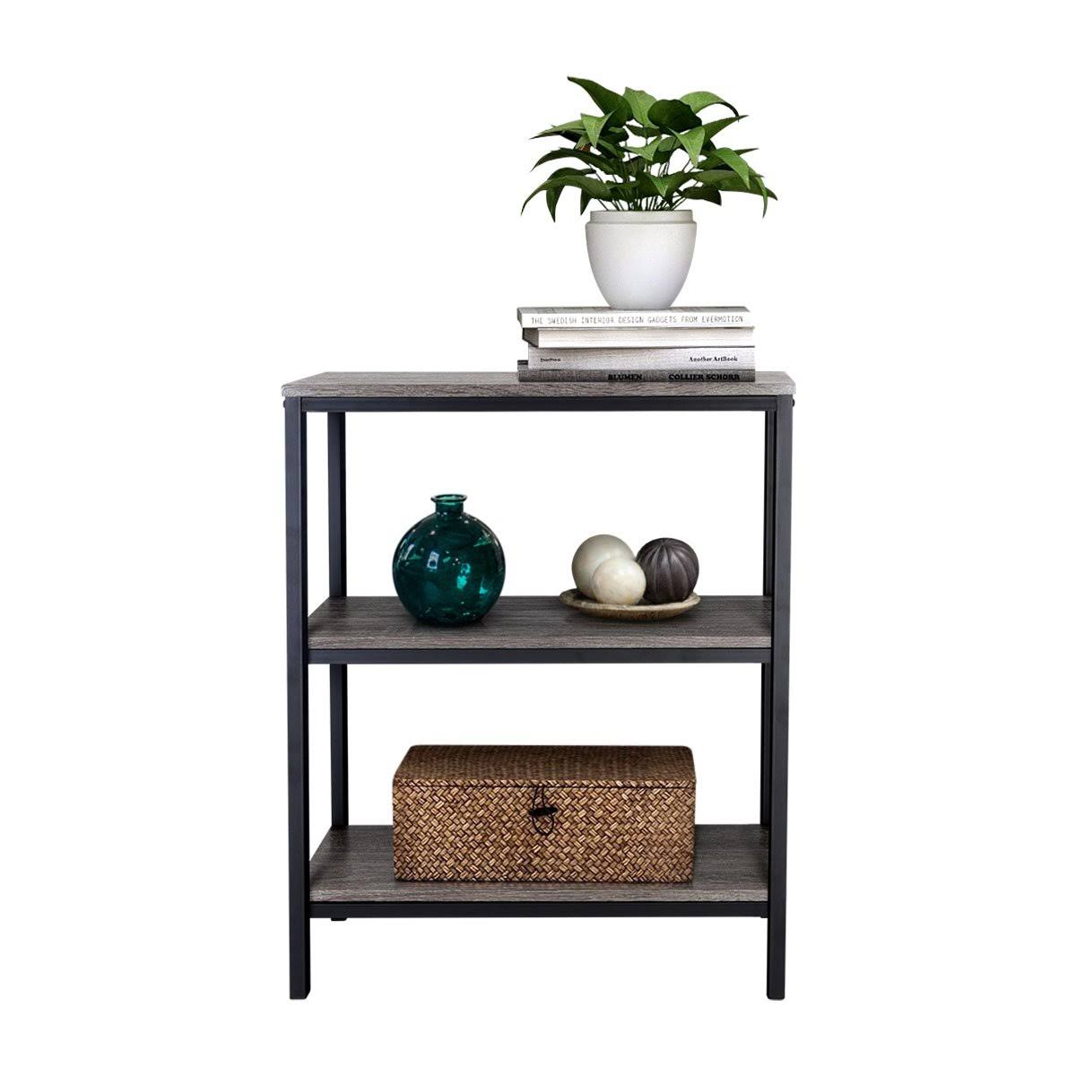 3 Tier Metal Etagere Bookcase L161