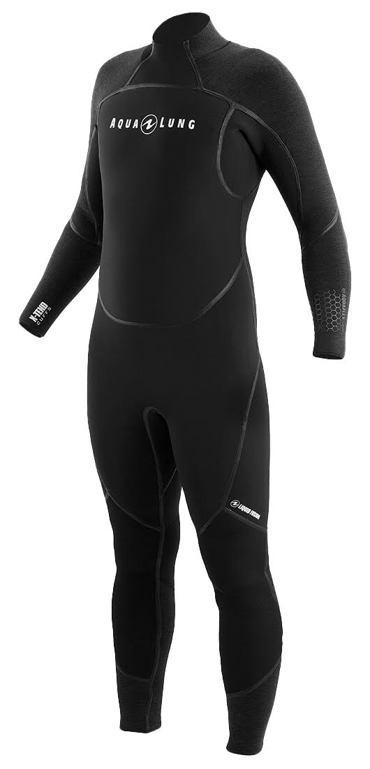 Grey/Blue 5mm Men LS Wetsuit X926592